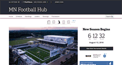 Desktop Screenshot of mnfootballhub.com